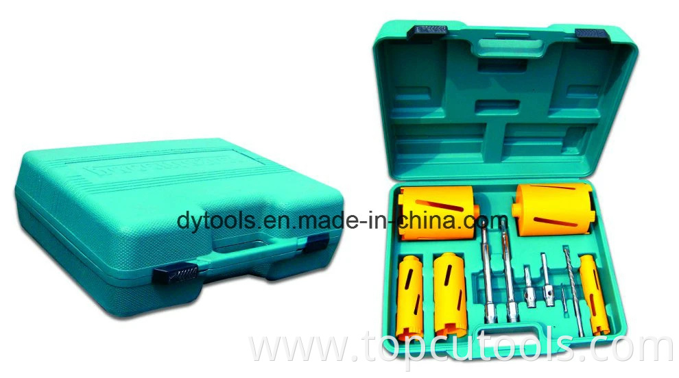 Premium High Frequency Welding Diamond Core Drill Bit Box Setfor Concrete